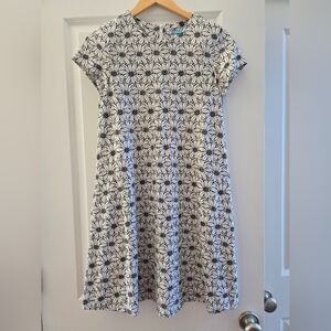J. McLaughlin, Daisy Swing Dress, Off-White And Black, Size XS